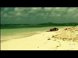 fallando con un negro en la playa